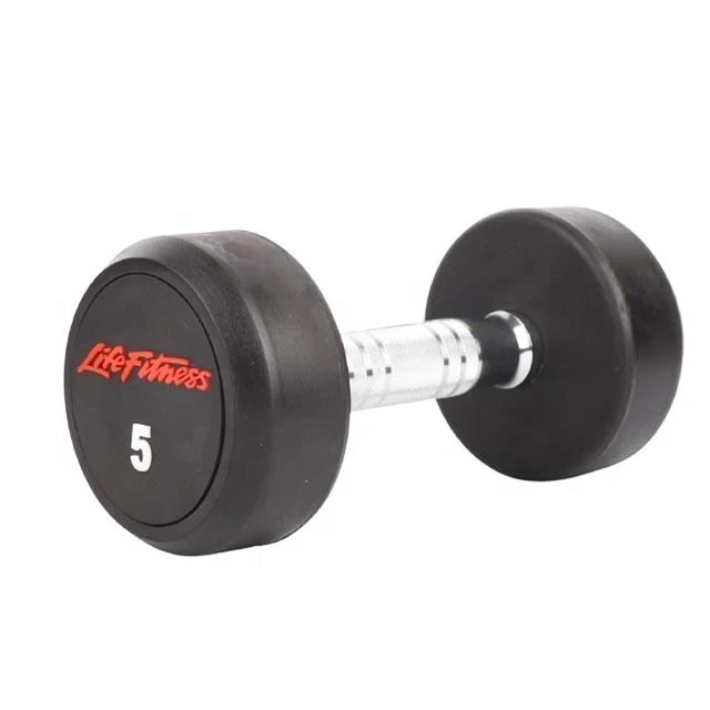 Adjustable cast iron rubber dumbbell high quality
