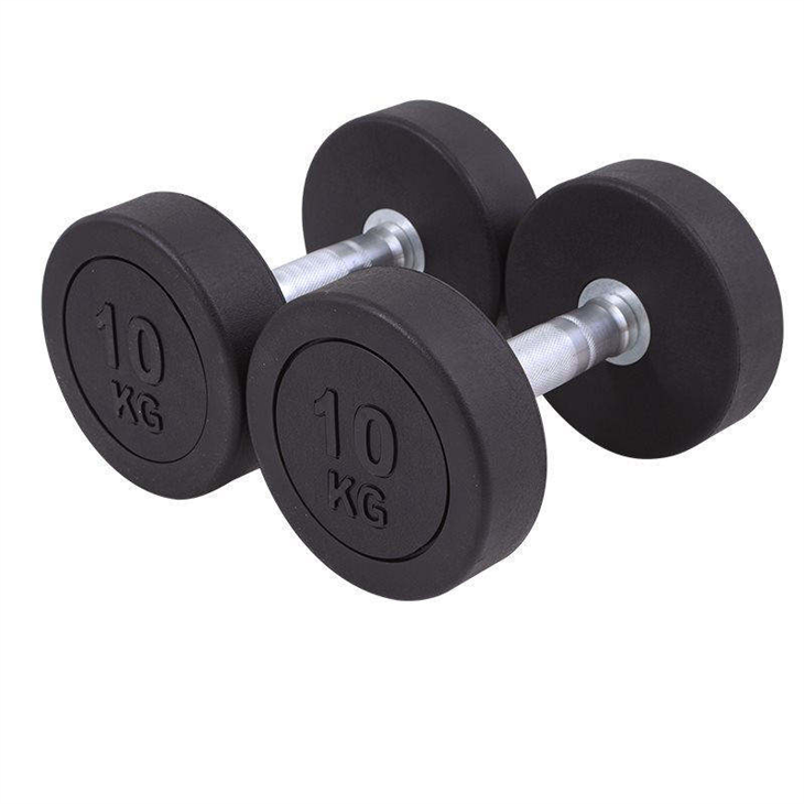 Rubber dumbbell strength equipment best