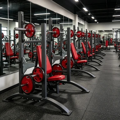Commercial MultiFunction Bench PressPlateLoaded Chest & Shoulder Integrated Power Rack price