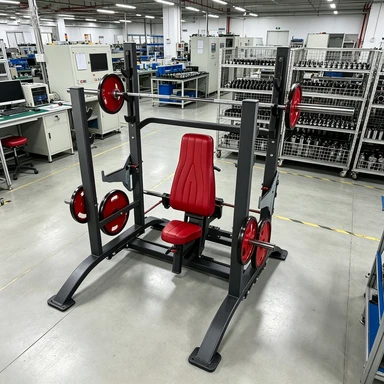 Commercial MultiFunction Bench PressPlateLoaded Chest & Shoulder Integrated Power Rack price