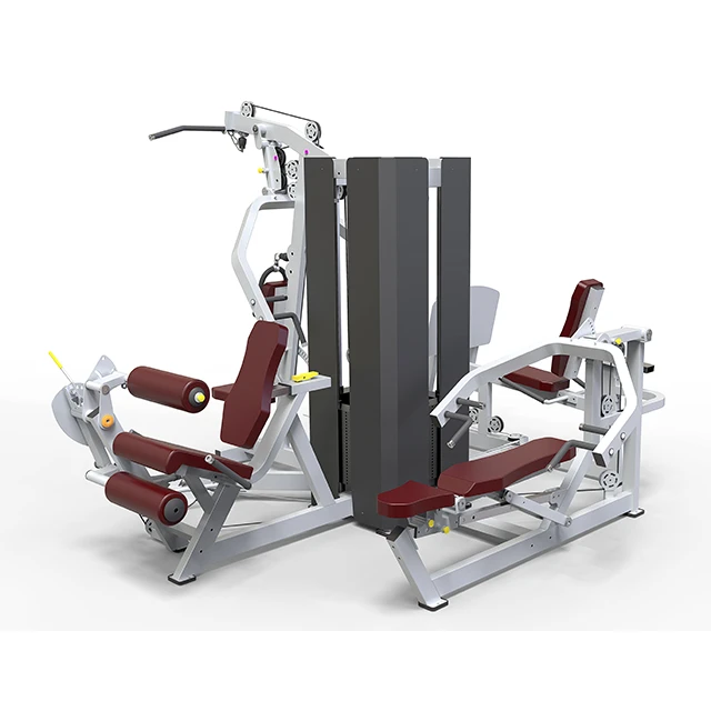 Four-Station Multi-Function Trainer: Multi-person Simultaneous Training
