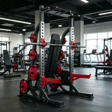 MultiFunction Squat RackHeavyDuty Squat & Press Training factory