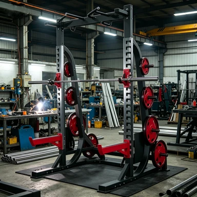 MultiFunction Squat RackHeavyDuty Squat & Press Training