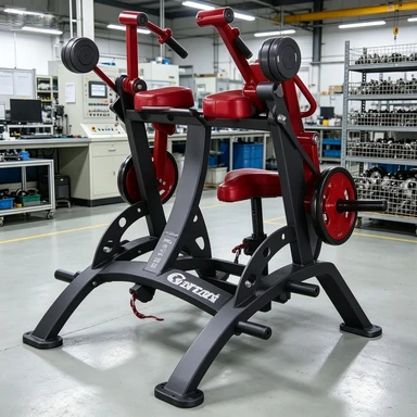 Seated Tricep Trainer Commercial Plate Loaded Triceps Strength Machine factory