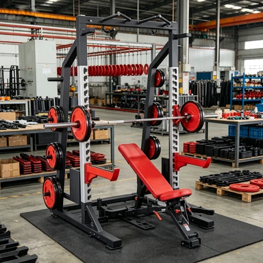 Smith Multi-Functional Integrated Power Rack - Commercial Heavy-Duty Steel Training suppliers