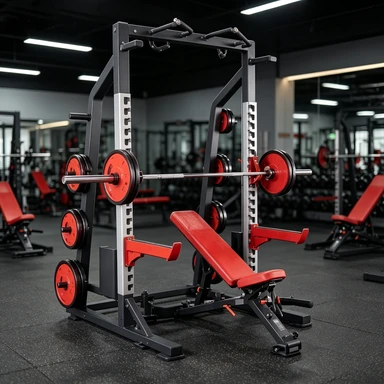 Smith Multi-Functional Integrated Power Rack - Commercial Heavy-Duty Steel Training price