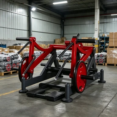 Squat Trainer Lumbar Protected Plate Loaded Squat Machine factory